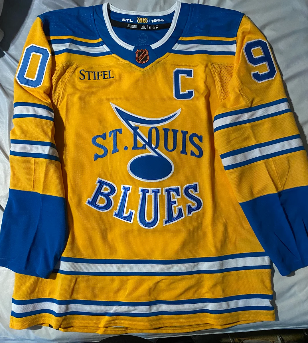 St. Louis Blues Fanatics Branded Alternate Breakaway Jersey - Mens
